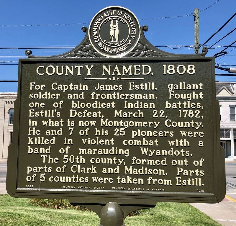 County Named, 1808 Marker image. Click for full size.