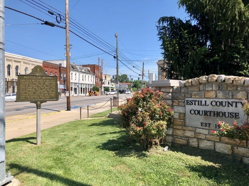 The view north on Main Street (KY-89). image. Click for full size.