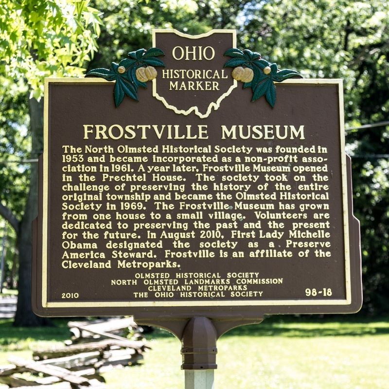 Frostville Post Office / Frostville Museum Marker image. Click for full size.