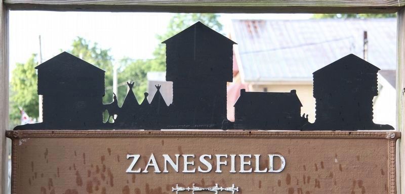Zanesfield Marker. Click for full size. Zanesfield Marker image. Click for full size.