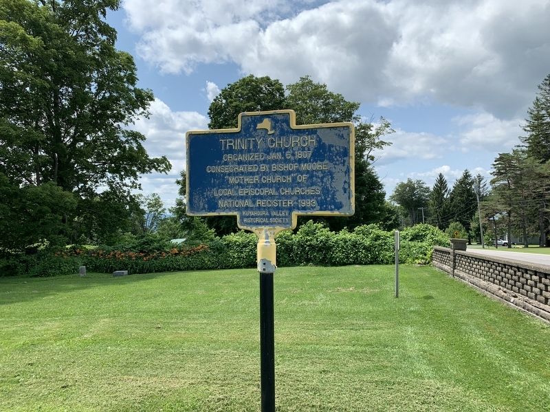 Trinity Church Marker. Click for full size. Trinity Church Marker image. Click for full size.