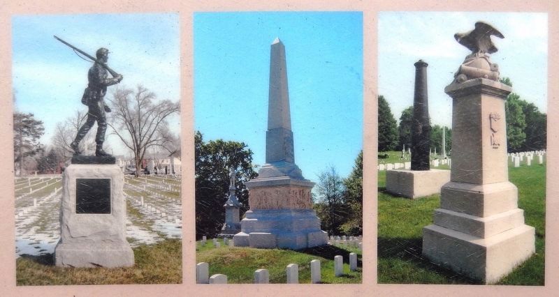Marker detail: National Cemetery Monuments image. Click for full size.