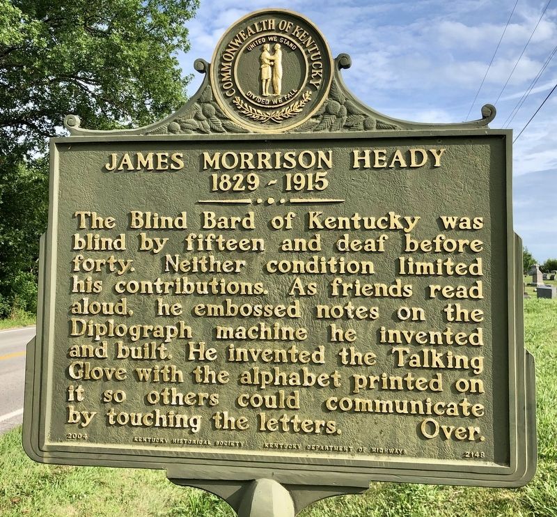 James Morrison Heady Marker (front) image. Click for full size.