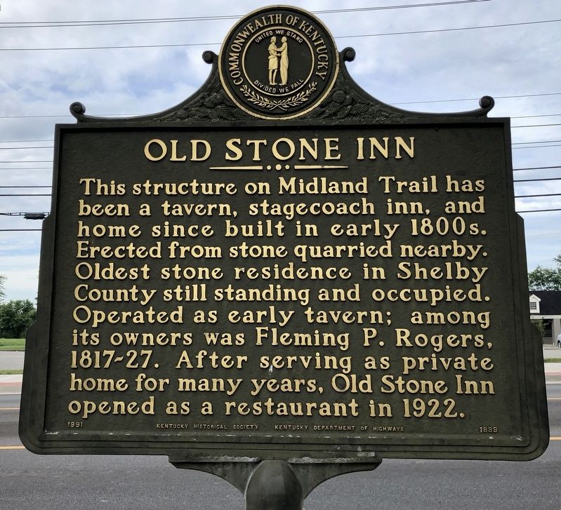 Old Stone Inn Marker image. Click for full size.