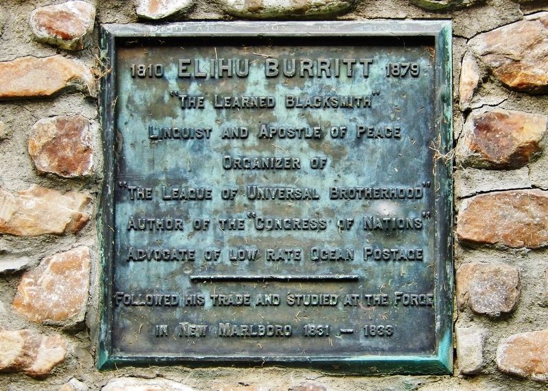 Elihu Burritt Marker image. Click for full size.