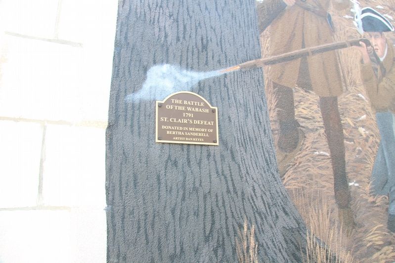 The Battle of the Wabash Marker. Click for full size. The Battle of the Wabash Marker image. Click for full size.