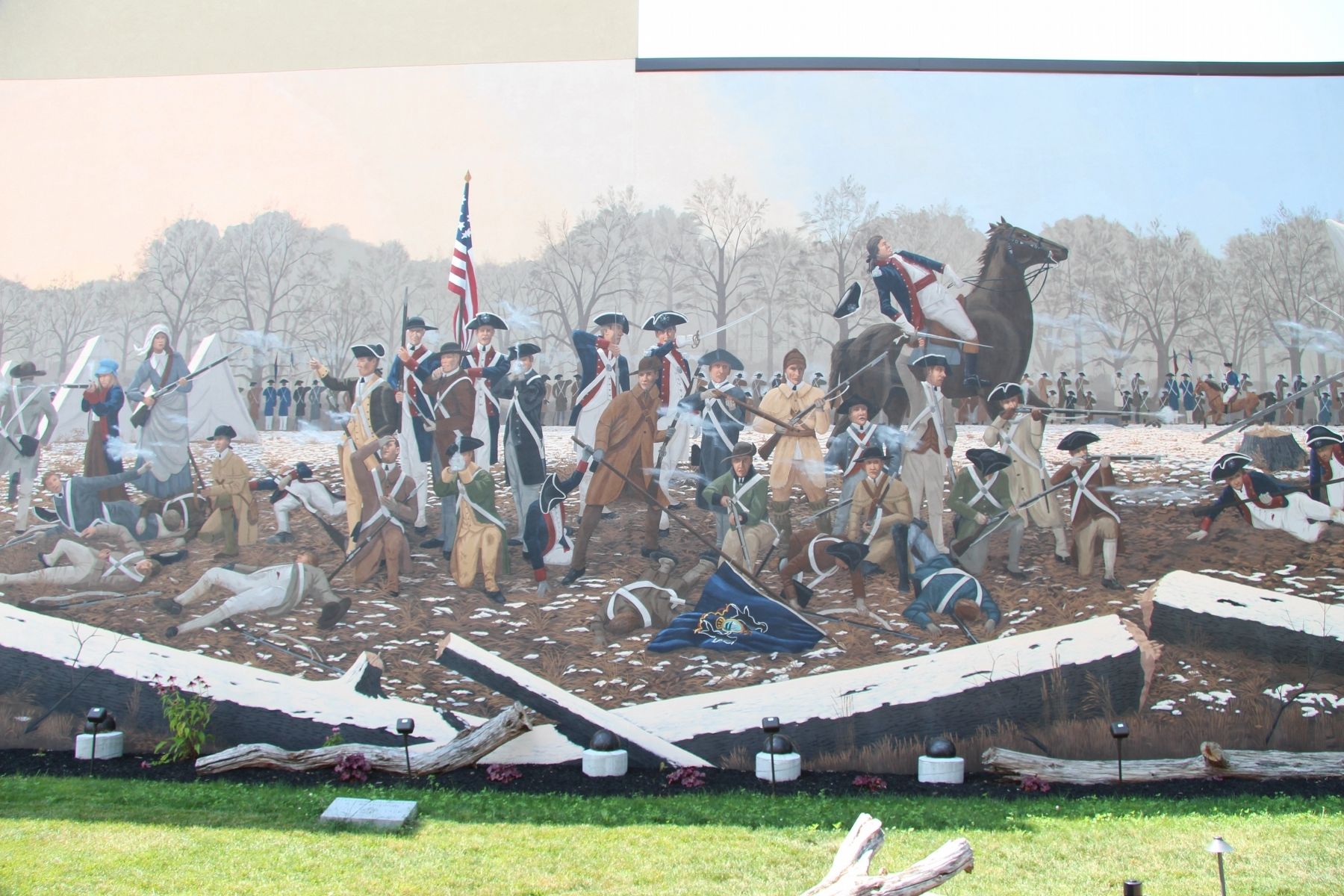 The Battle of the Wabash Marker image. Click for full size.