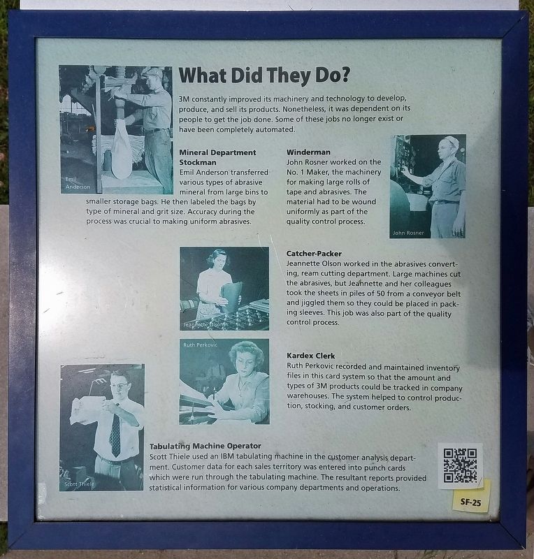 What Did They Do? marker. Click for full size. What Did They Do? marker image. Click for full size.