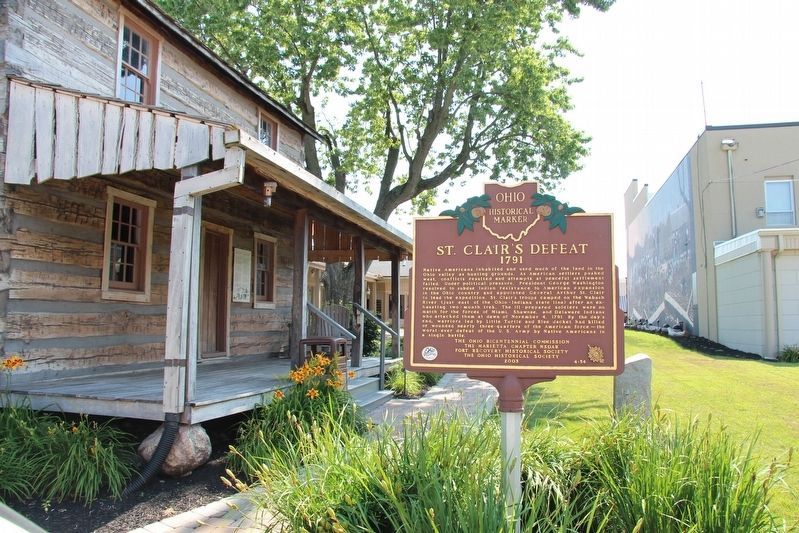 St. Clair’s Defeat / Wayne’s Victory Marker. Click for full size. St. Clair’s Defeat / Wayne’s Victory Marker image. Click for full size.