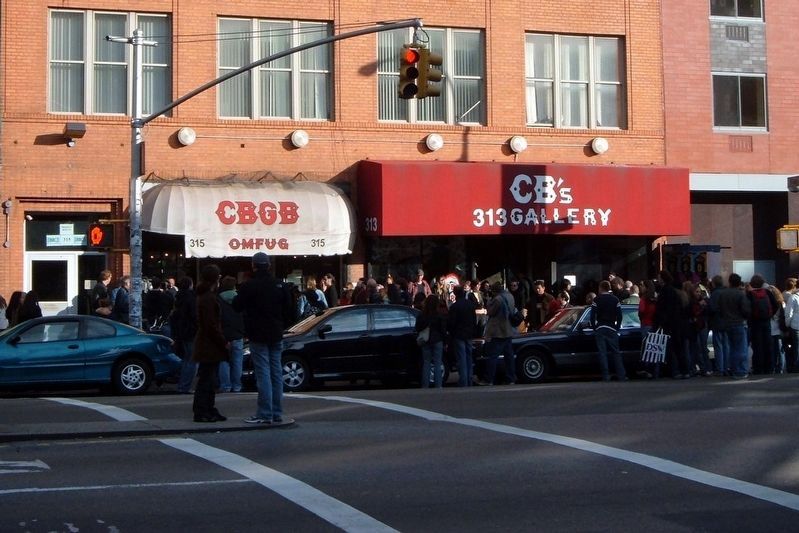 CBGB's last day; October 15, 2006 image. Click for full size.