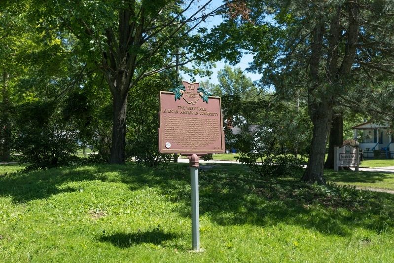The West Park African American Community Marker image. Click for full size.