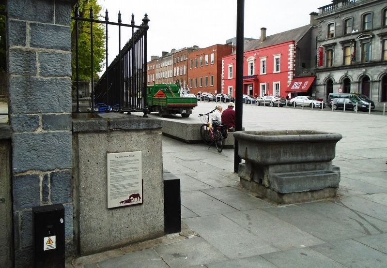 The Colles Horse Trough and Marker. Click for full size. The Colles Horse Trough and Marker image. Click for full size.
