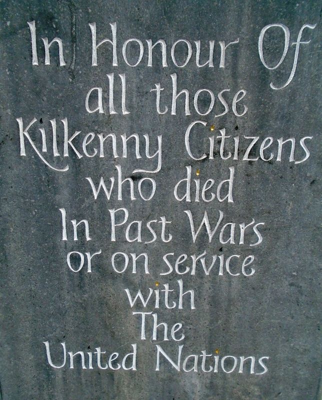 War and Peacekeeping Memorial Dedication image. Click for full size.