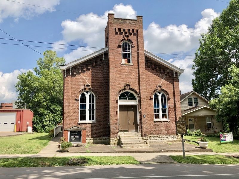 St. Matthew A.M.E. Church & Marker. Click for full size. St. Matthew A.M.E. Church & Marker image. Click for full size.