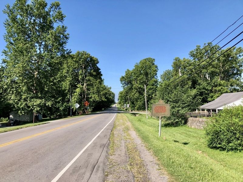 The view south on Maysville Road. image. Click for full size.