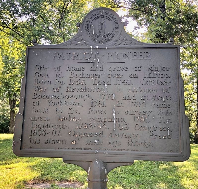 Patriot-Pioneer Marker. Click for full size. Patriot-Pioneer Marker image. Click for full size.