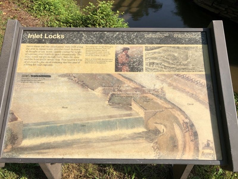 Inlet Locks Marker image. Click for full size.