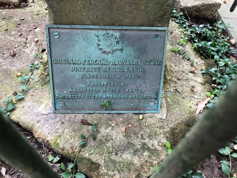 Original Federal Boundary Stone NW 3 Marker. Click for full size. Original Federal Boundary Stone NW 3 Marker image. Click for full size.