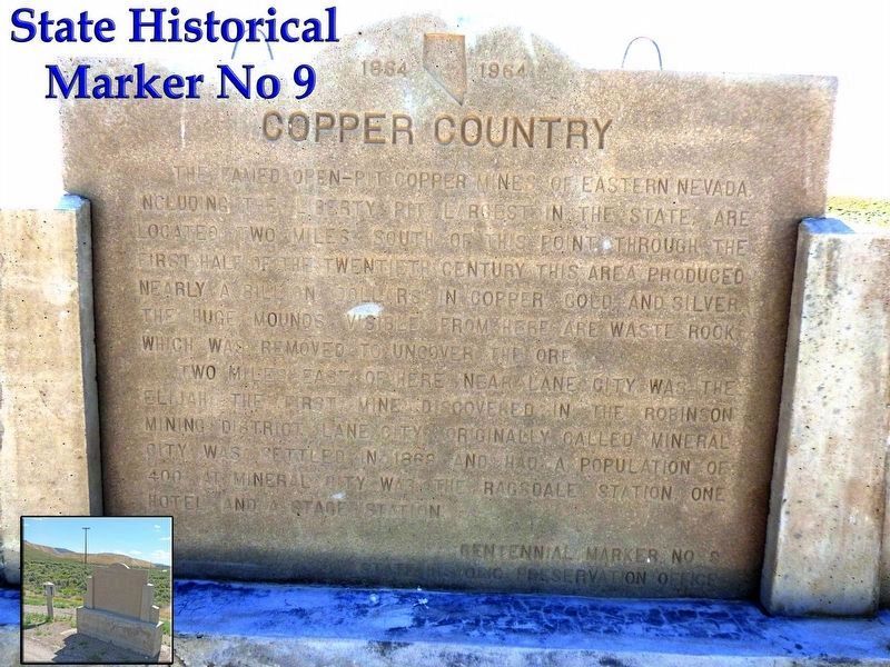 Copper Country Marker. Click for full size. Copper Country Marker image. Click for full size.