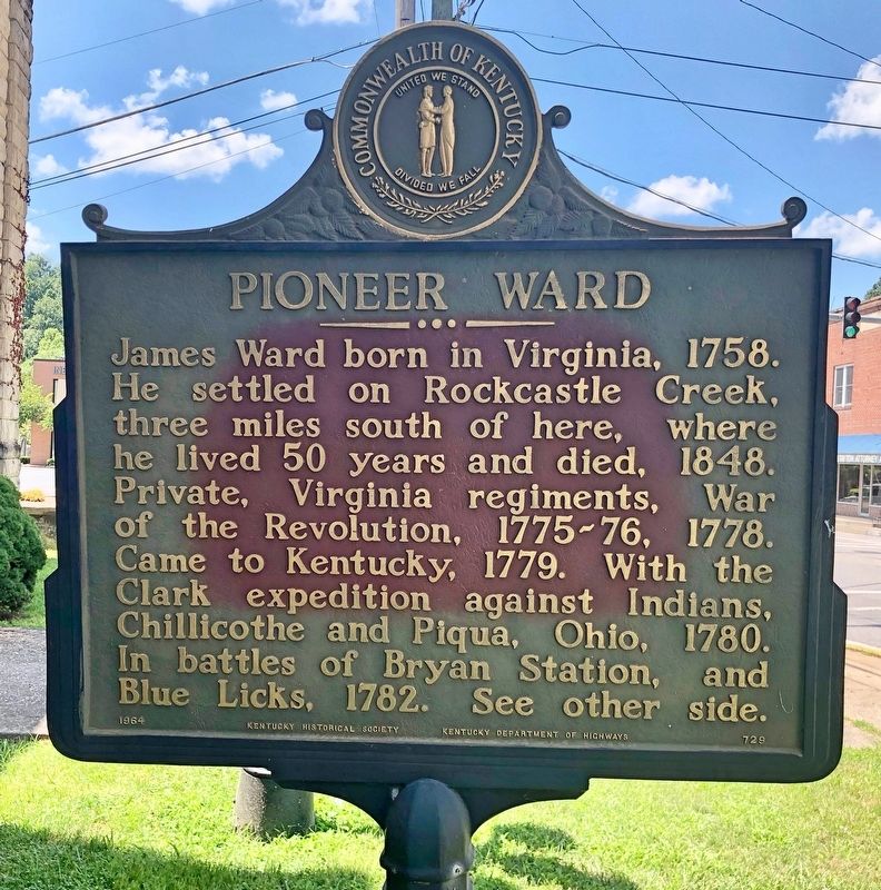 Pioneer Ward Marker image. Click for full size.