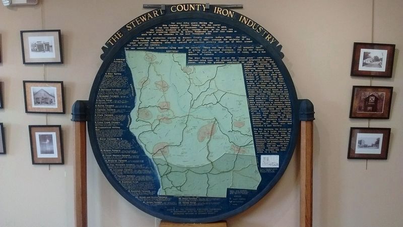 The Stewart County Iron Industry Marker image. Click for full size.