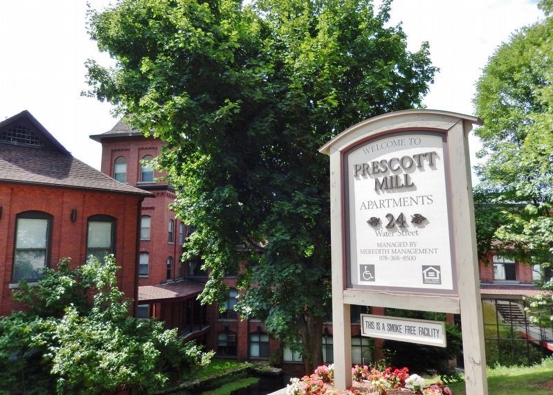 Prescott Mill (<i>former mill buildings have been repurposed as apartment complex</i>) image. Click for full size.