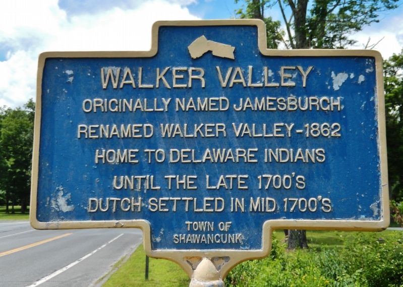 Walker Valley Marker image. Click for full size.