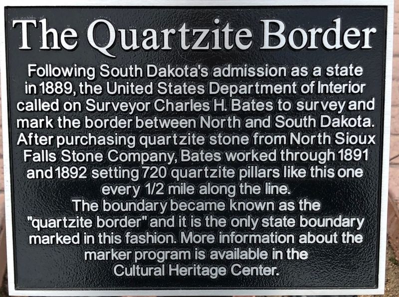 The Quartzite Border Marker image. Click for full size.