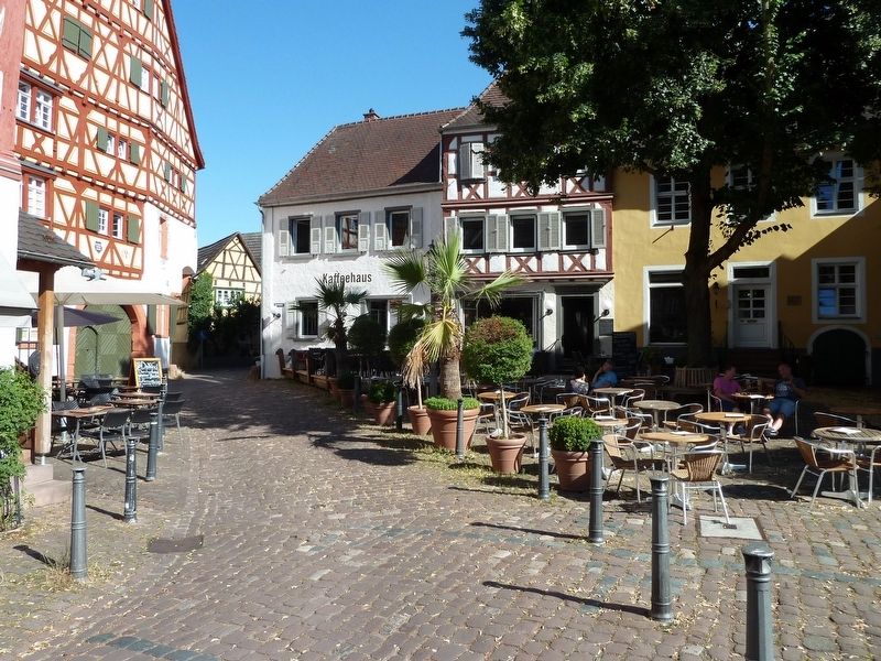 Marktplatz in Ladenburg, Germany image. Click for full size.