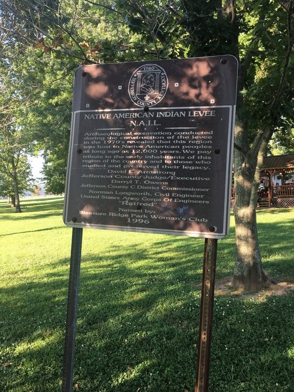 Native American Indian Levee Marker. Click for full size. Native American Indian Levee Marker image. Click for full size.