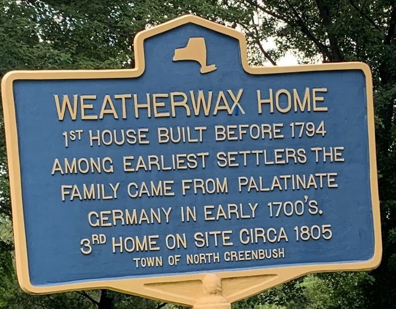 Weatherwax Home Marker image. Click for full size.