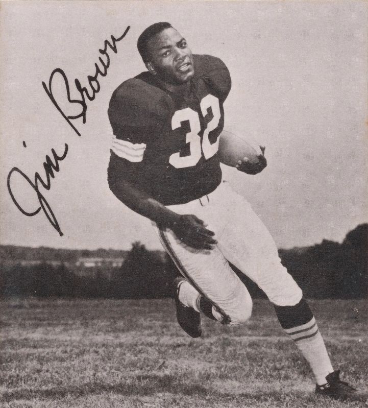 Jim Brown in 1961 image. Click for full size.