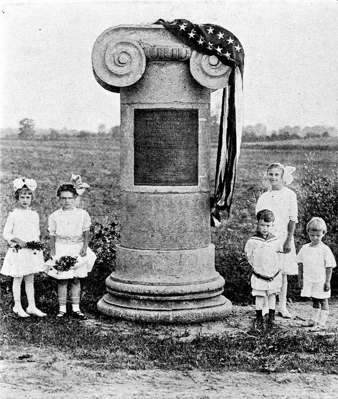 Hull's Trail Marker<br>Unveiled July 4, 1913 image. Click for full size.