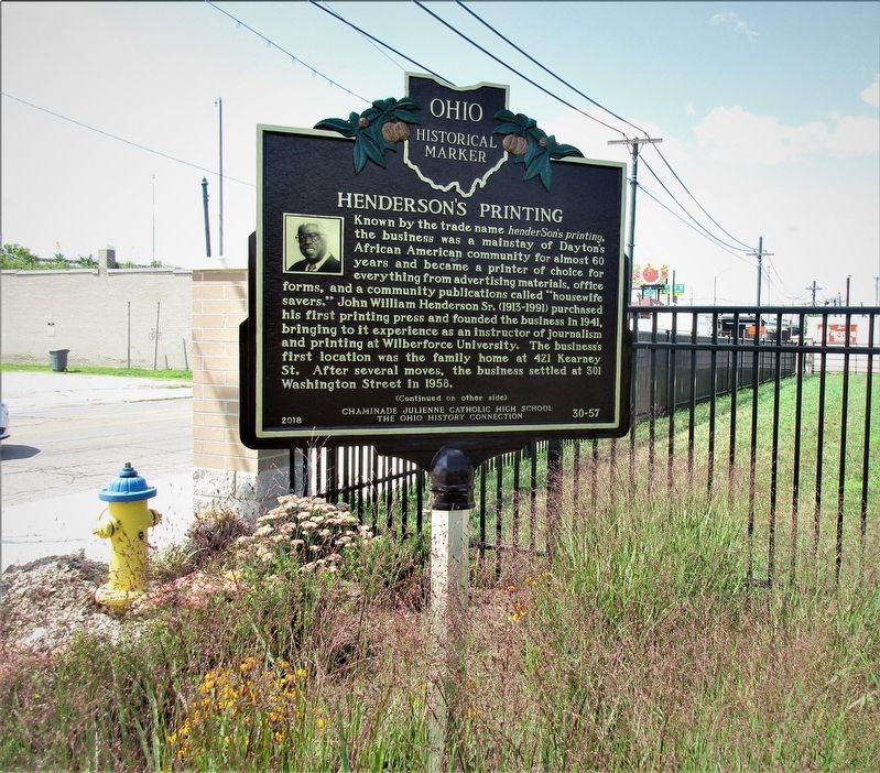 Henderson's Printing Marker image. Click for full size.
