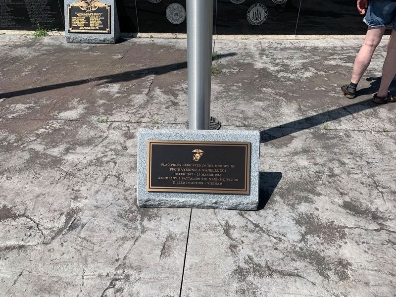 Sand Lake Veterans Memorial Park Marker image. Click for full size.
