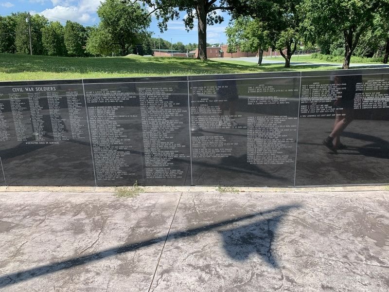 Sand Lake Veterans Memorial Park Marker image. Click for full size.
