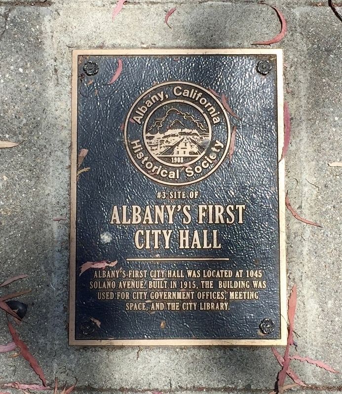 Site of Albany's First City Hall Marker image. Click for full size.