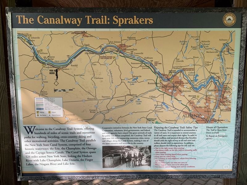 The Canalway Trail: Sprakers image. Click for full size.