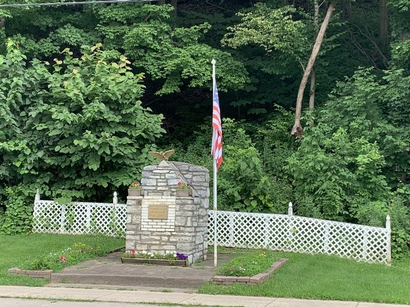 Veterans Memorial in Middleville Marker image. Click for full size.