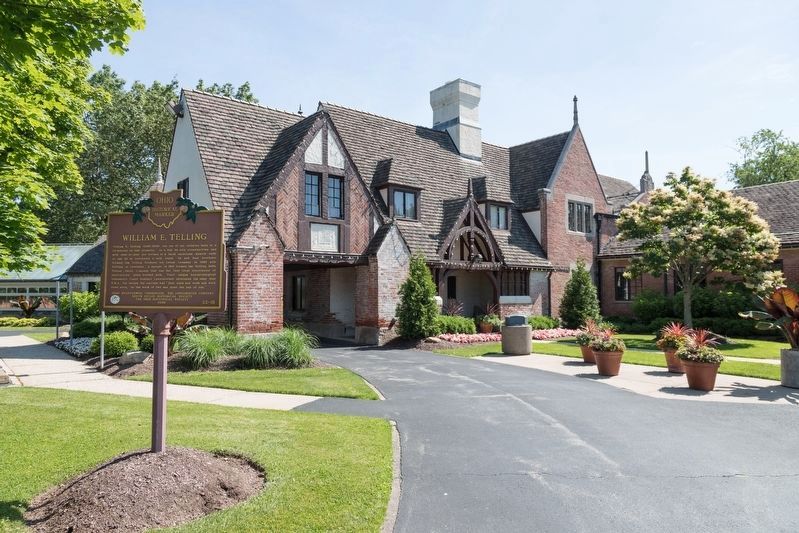 William E. Telling Mansion and Marker. Click for full size. William E. Telling Mansion and Marker image. Click for full size.