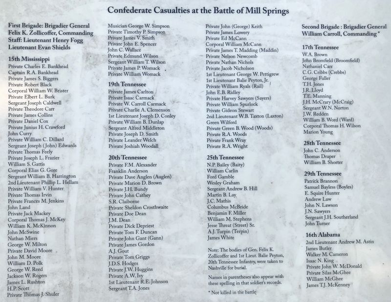 List of Confederate dead. image. Click for full size.