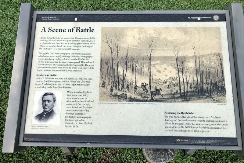 A Scene of Battle Marker image. Click for full size.