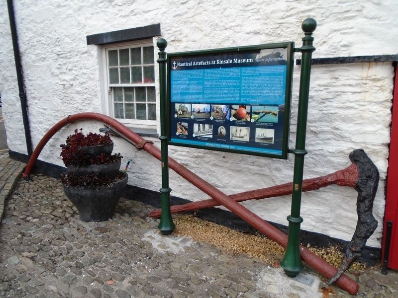 Nautical Artefacts at Kinsale Museum and Marker image. Click for full size.