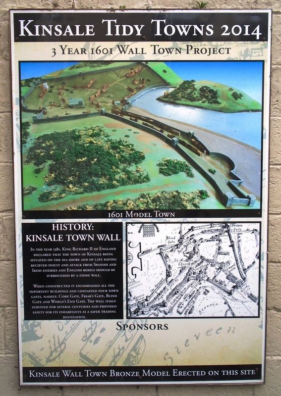 Kinsale Town Wall Marker image. Click for full size.