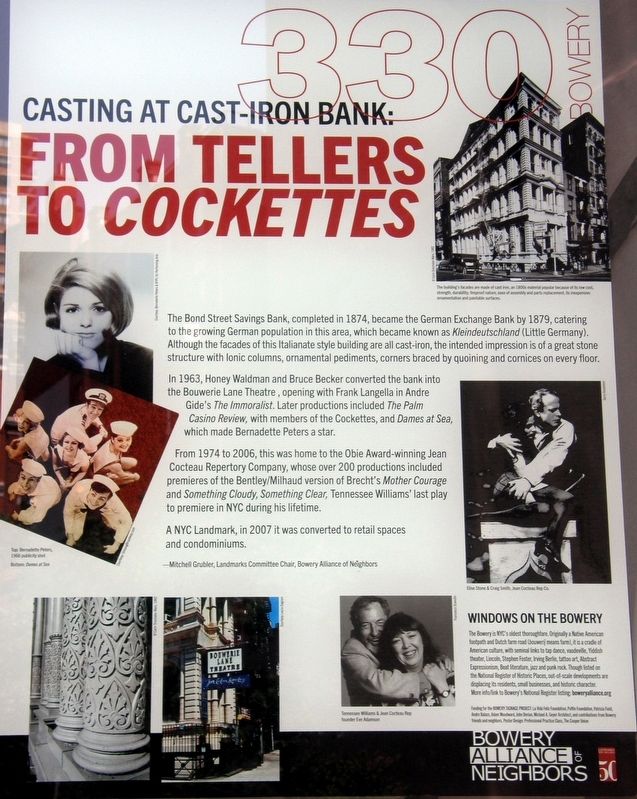 Casting At The Cast Iron Bank Marker image. Click for full size.