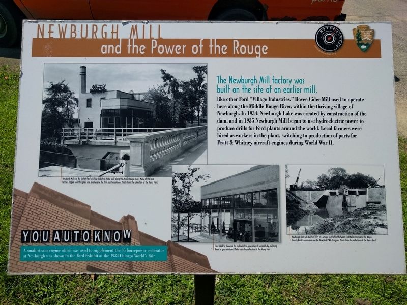 Newburgh Mill Marker. Click for full size. Newburgh Mill Marker image. Click for full size.