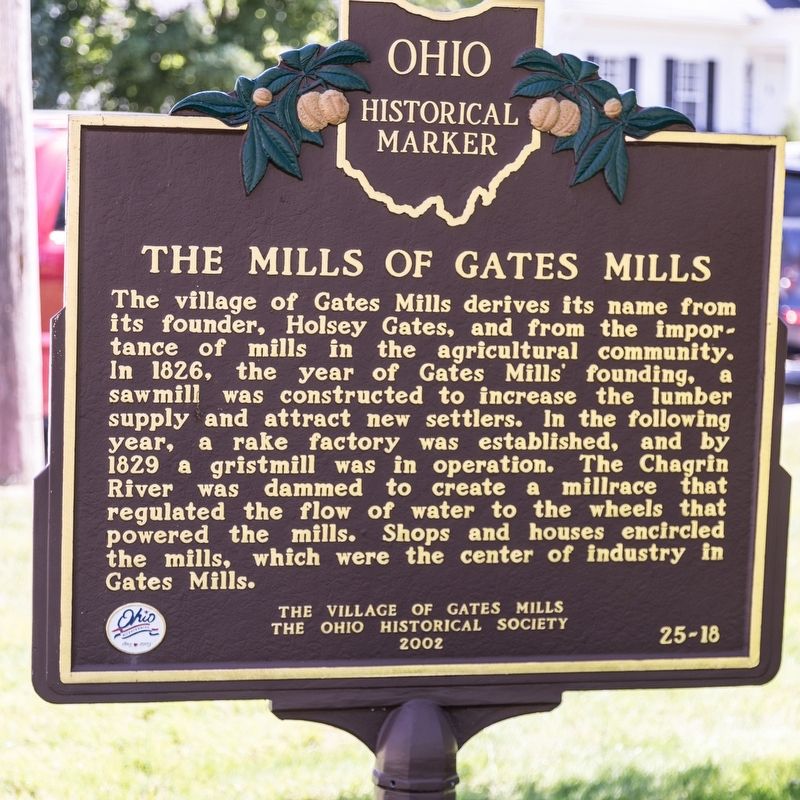 The Mills of Gates Mill Marker image. Click for full size.