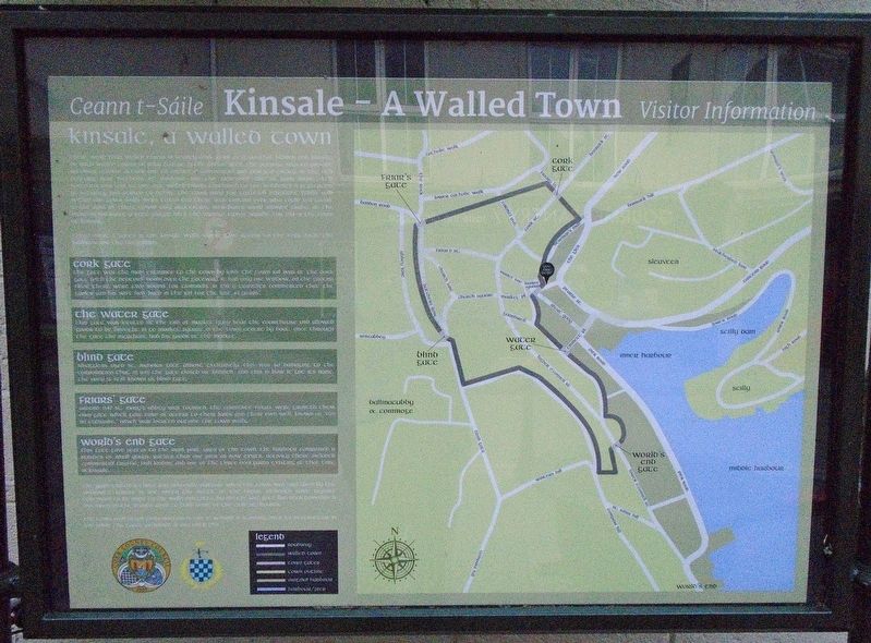 Kinsale - A Walled Town Marker image. Click for full size.