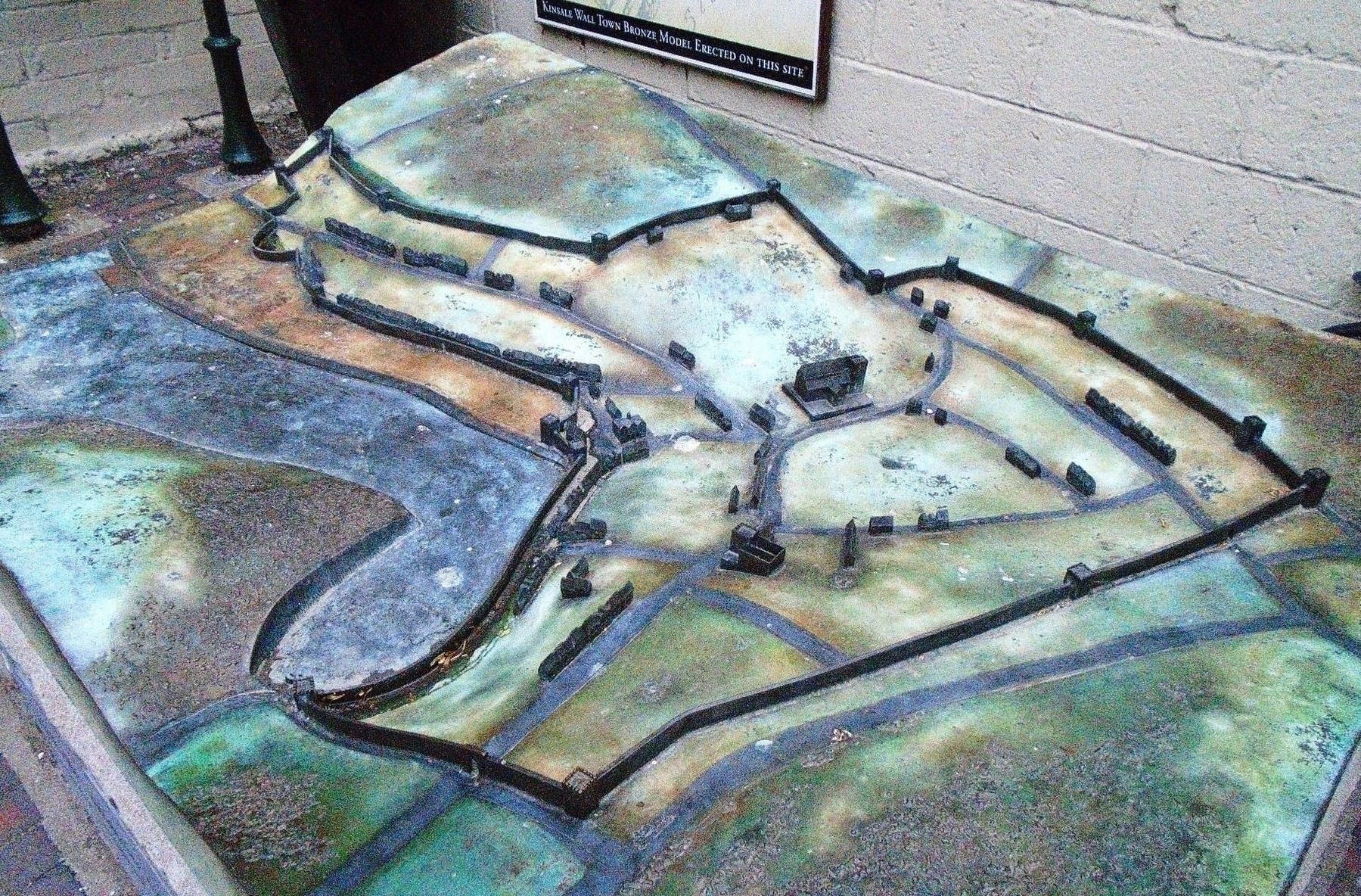 Kinsale Town Wall Model image. Click for full size.