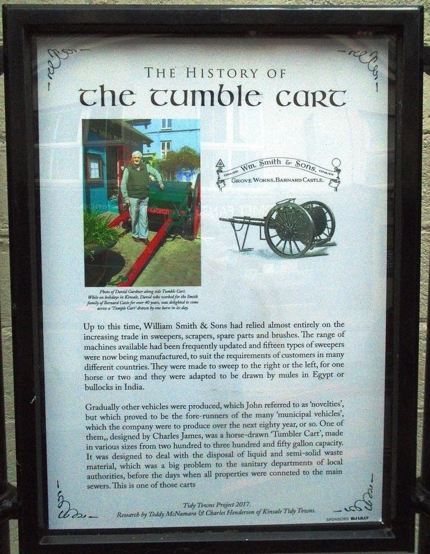 The History of The Tumble Cart Marker image. Click for full size.